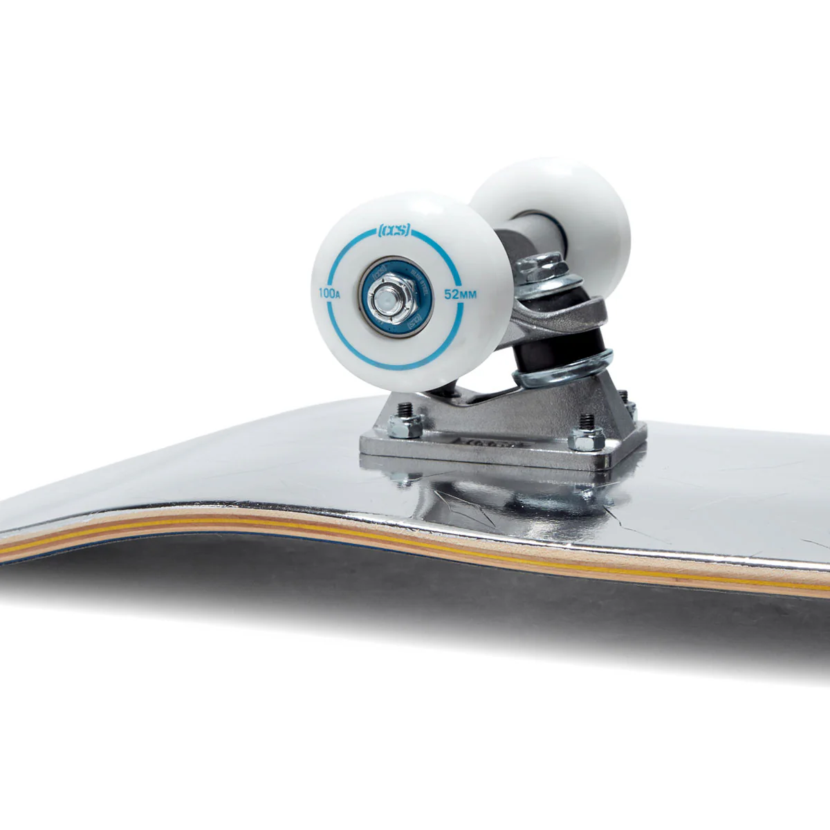 CCS Diamond Plate Embossed Mini Skateboard Complete - Image 6