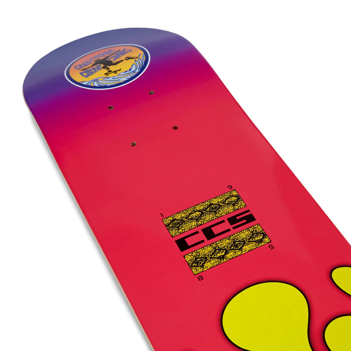 CCS Flame Surfer Mini Skateboard Deck - Multi - Image 3