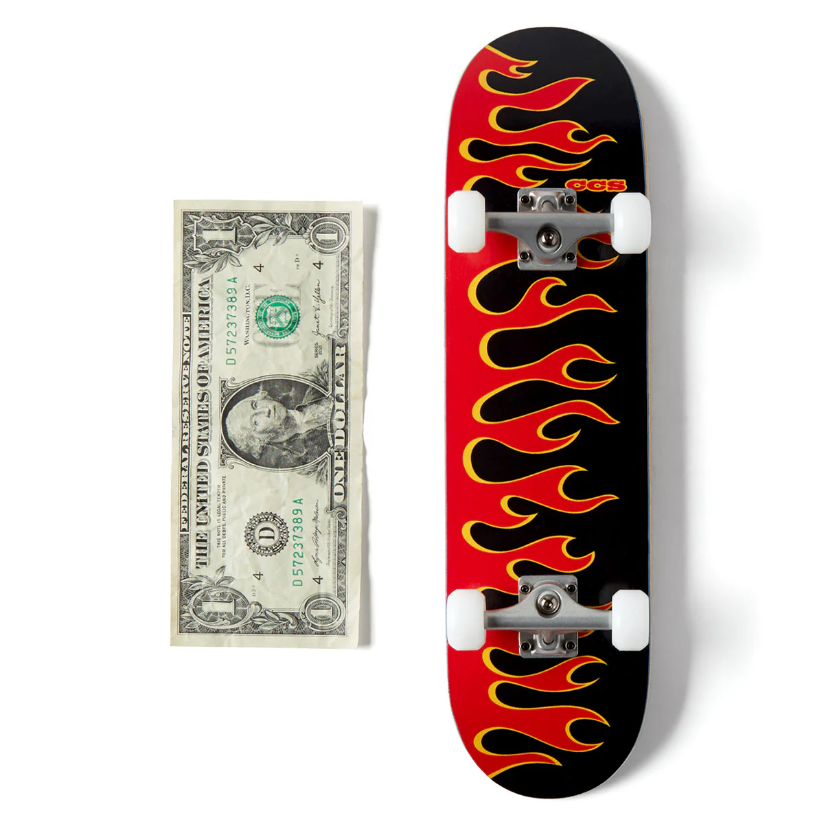 CCS Flames Handboard - Black/Red - Image 4
