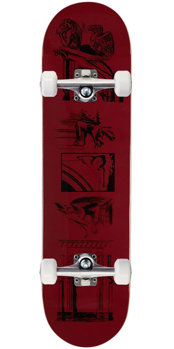 CCS Gargoyle Skateboard Complete - Red - 7.50"