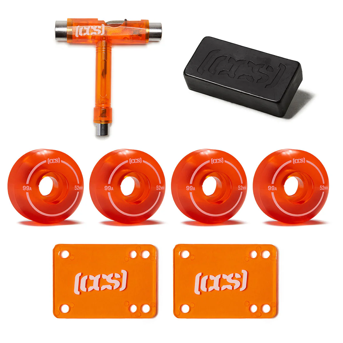 CCS Going Clear Skate Bundle - Orange