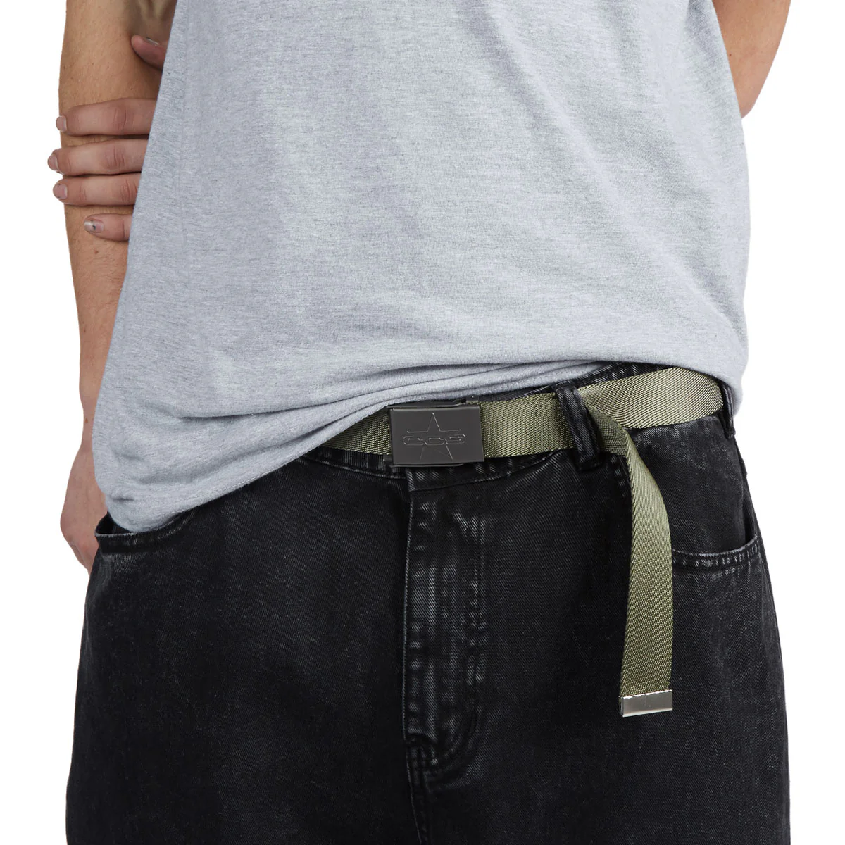 CCS Gunmetal 97 Star Web Belt - Royal Blue - Image 3