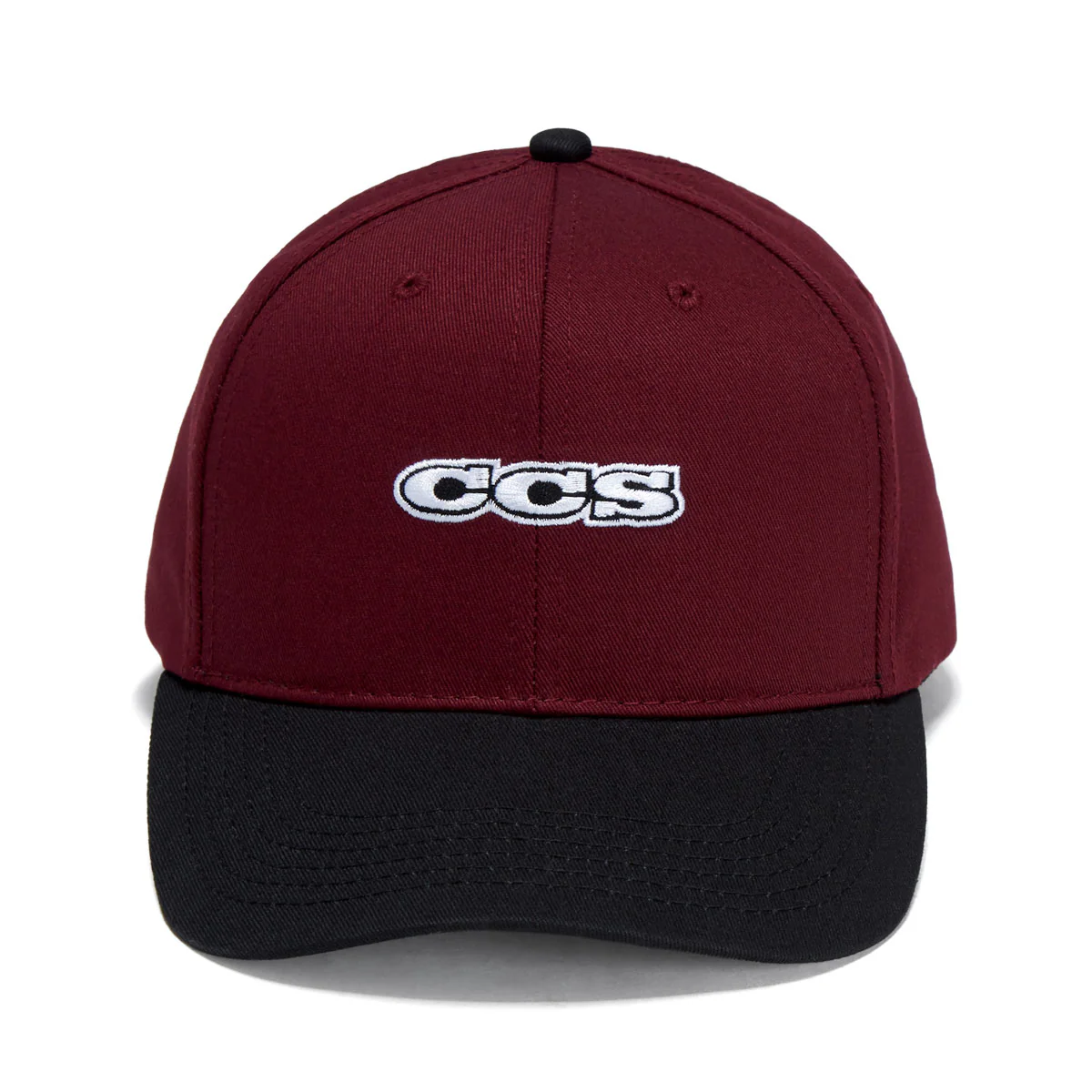 CCS Icon Snapback Hat - Maroon/Black - Image 2