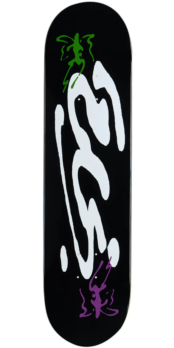 CCS Ink Blot Logo Skateboard Deck - Black