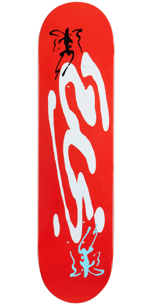 CCS Ink Blot Logo Skateboard Deck - Red - 8.125"