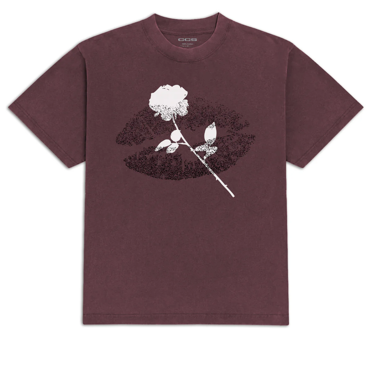 CCS Kiss From A Rose T-Shirt - Maroon - MD