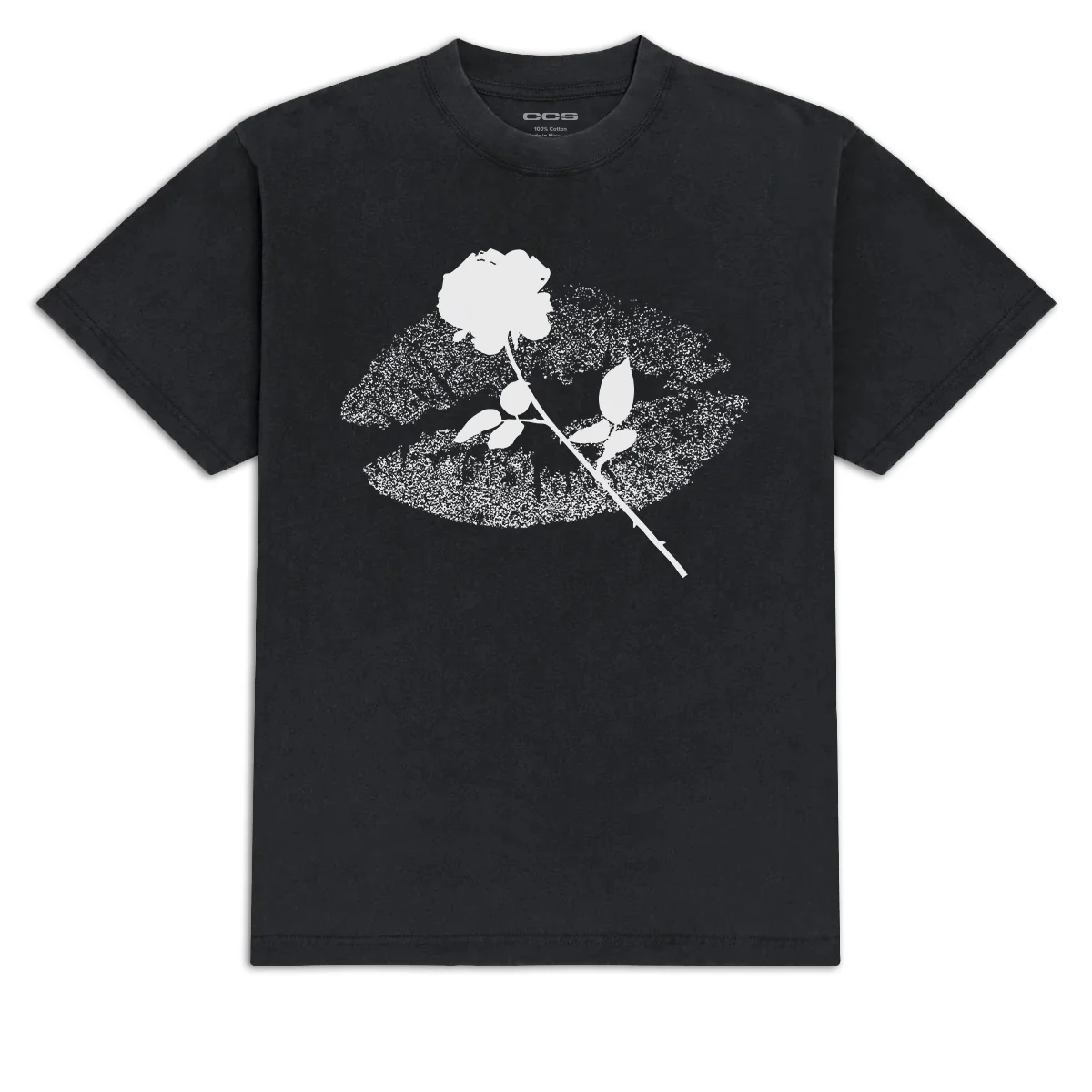 CCS Kiss From A Rose T-Shirt - Vintage Black - SM