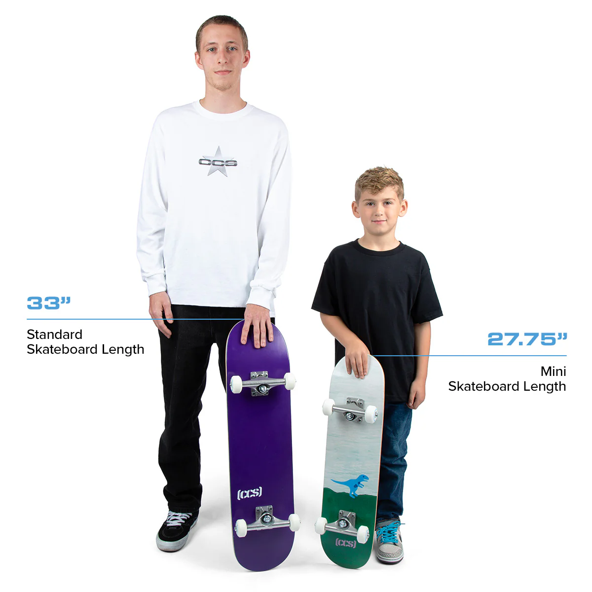 CCS Logo Mini Skateboard Complete - Black - Image 4