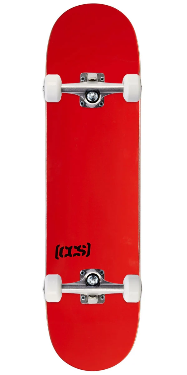 CCS Logo Skateboard Complete - Red - 7.50"