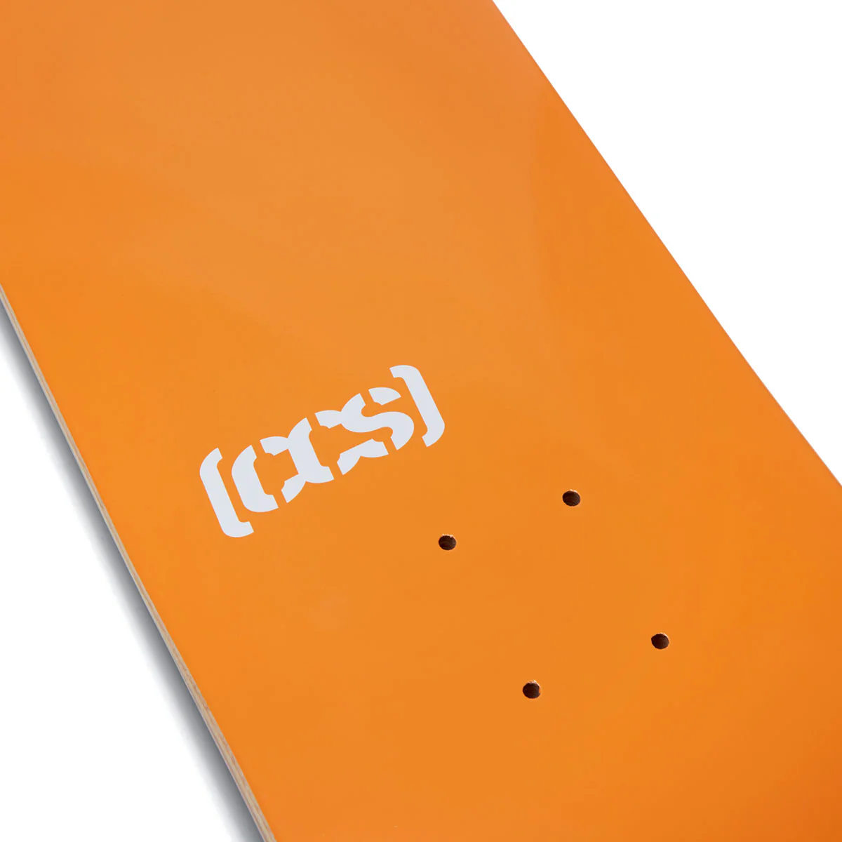 CCS Logo Skateboard Deck - Orange - Image 3