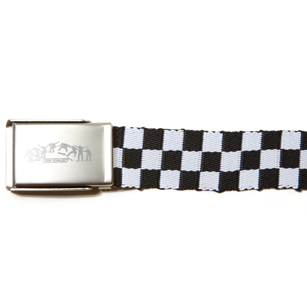 CCS Silver Kickflip Buckle Belt - Checkerboard - Image 3