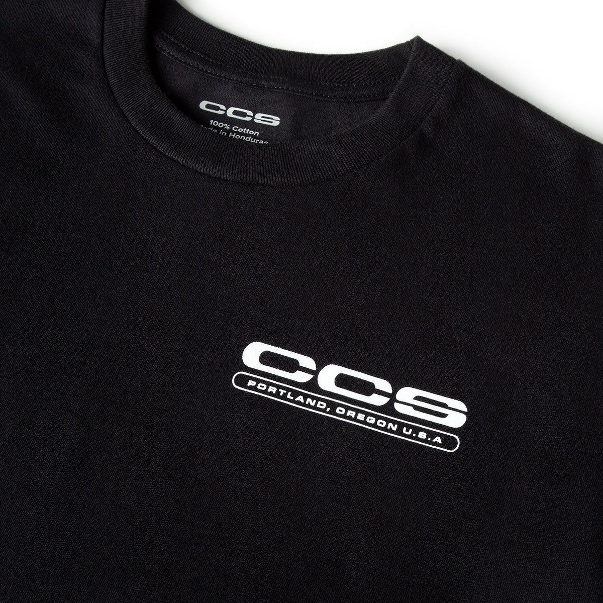 CCS Skate Shop T-Shirt - Black/White - Image 3