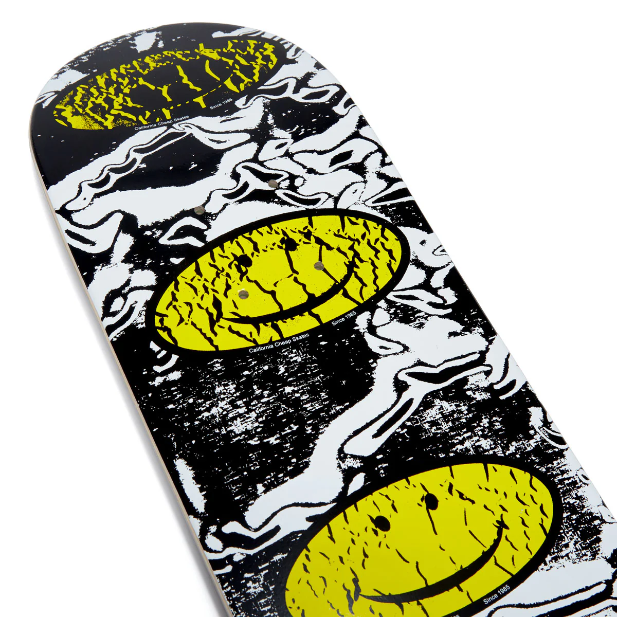 CCS Smile Decay Mini Skateboard Deck - Black - Image 3