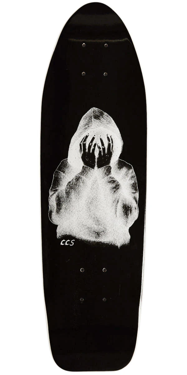 CCS Smile on The Surface Crusier Skateboard Deck - Black - 8.00"