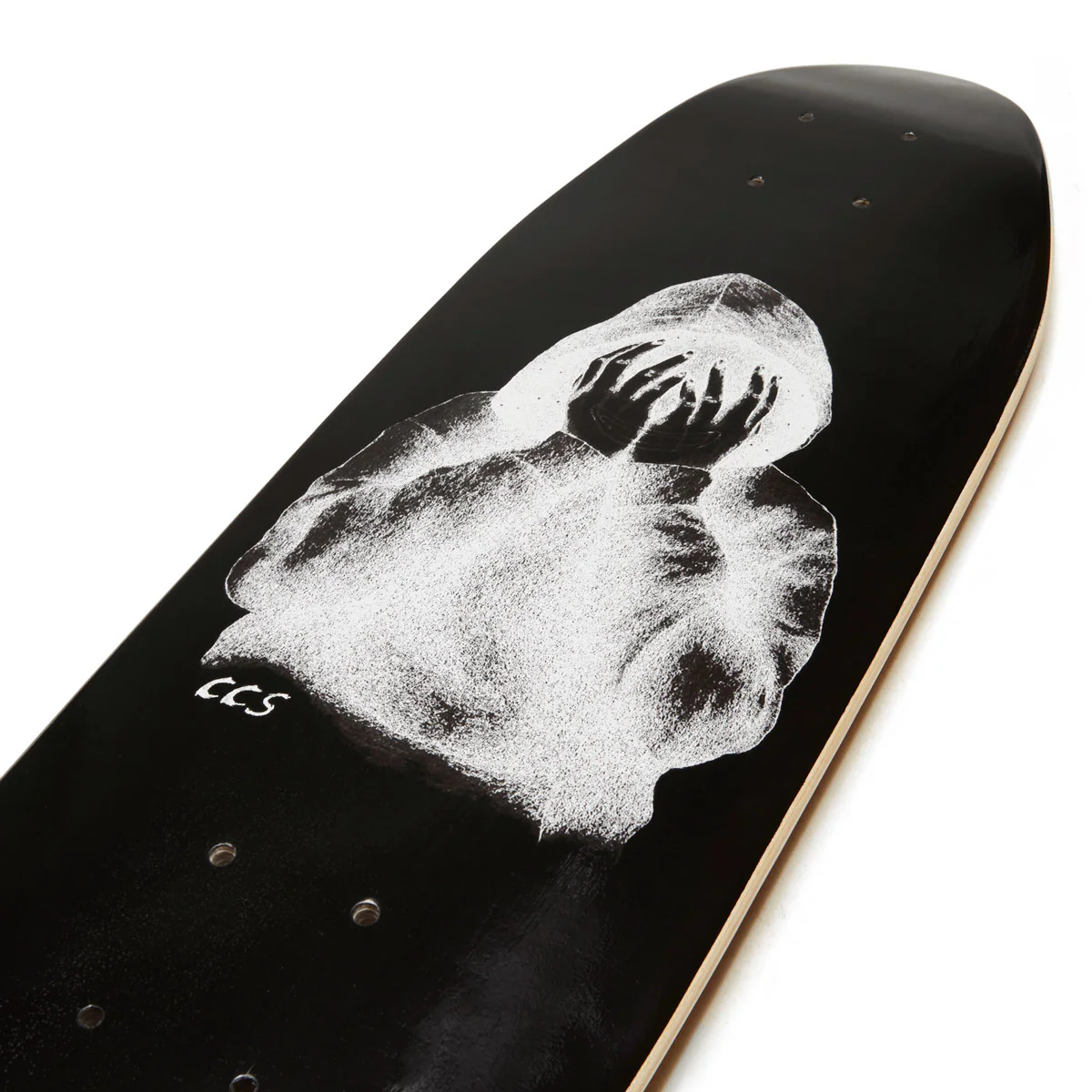 CCS Smile on The Surface Crusier Skateboard Deck - Black - 8.00" - Image 3