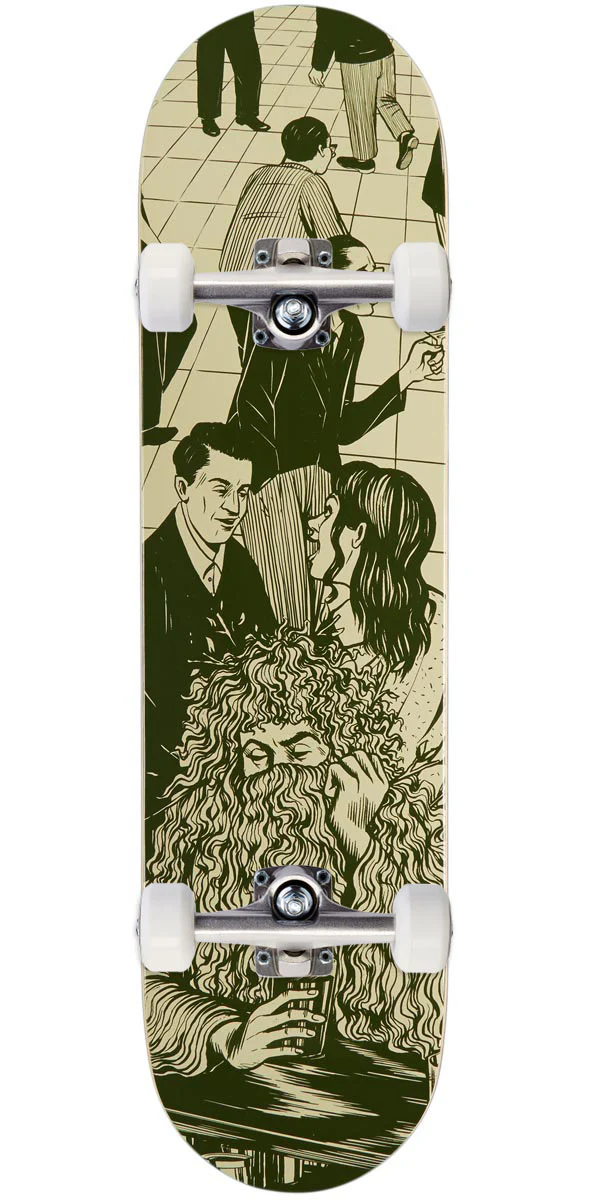 CCS Social Camouflage Bar Skateboard Complete - Green