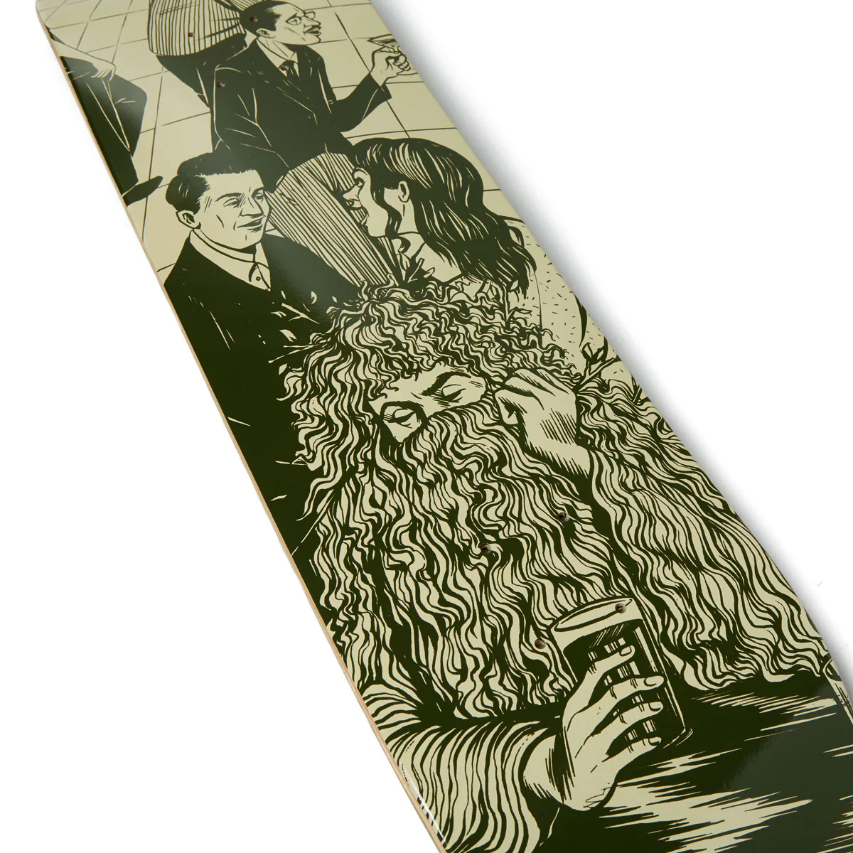 CCS Social Camouflage Bar Skateboard Complete - Green - Image 2