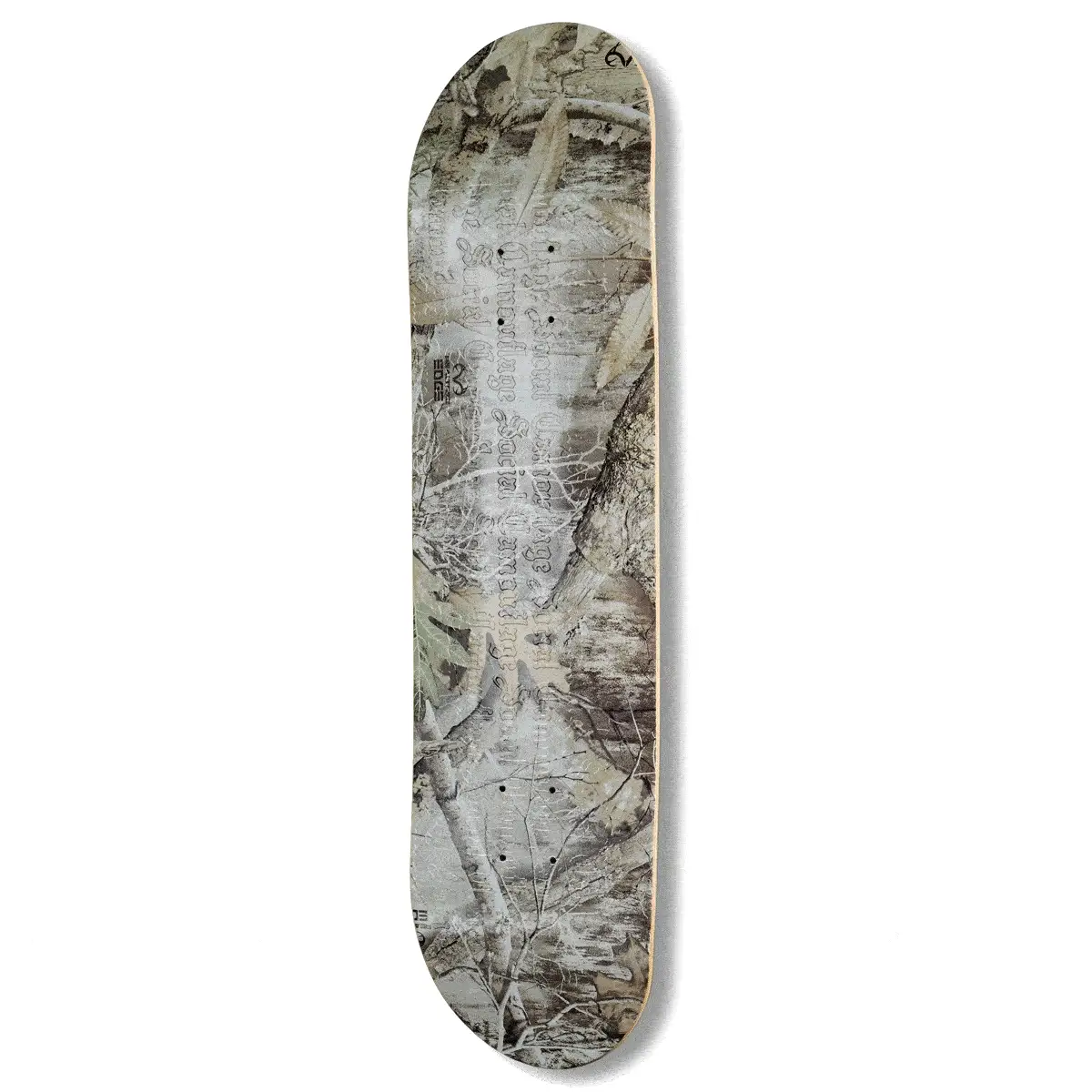 CCS Social Camouflage Embossed Skateboard Deck - Realtree Edge