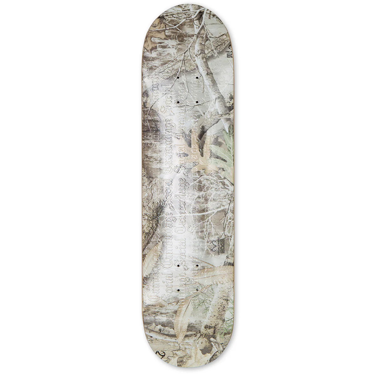 CCS Social Camouflage Embossed Skateboard Deck - Realtree Edge - 8.125"