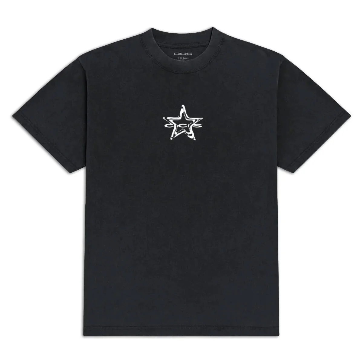 CCS Spiked Star T-Shirt - Vintage Black