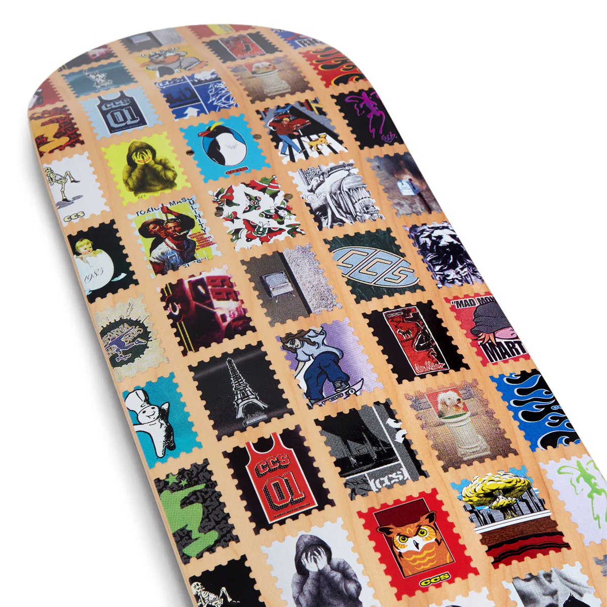 CCS Stamp Archive Skateboard Deck - Multi - Image 3