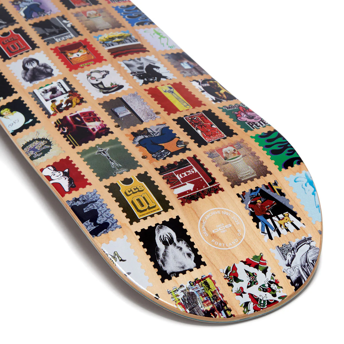 CCS Stamp Archive Skateboard Deck - Multi - Image 4