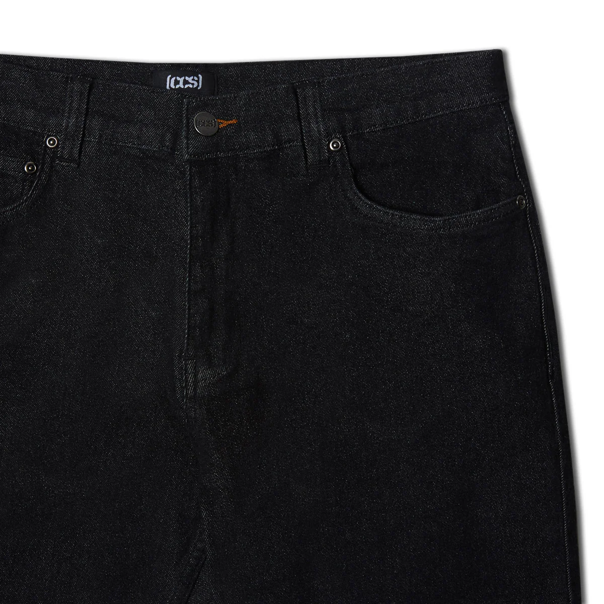 CCS Straight Stretch Denim Jeans - 12oz Black - Image 5