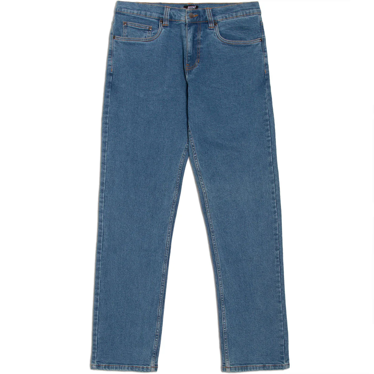 CCS Straight Stretch Denim Jeans - 12oz Rinse - Image 2
