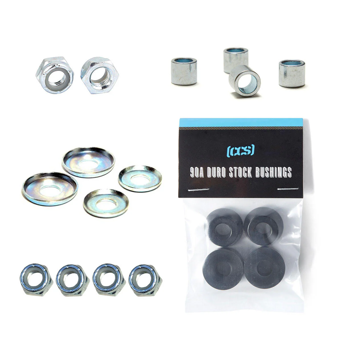 CCS Stock Bushings Parts Kit - Black - 90a
