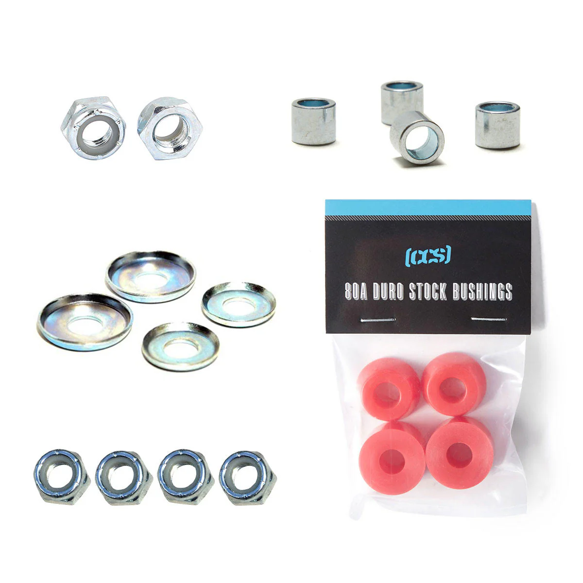 CCS Stock Bushings Parts Kit - Red - 80a