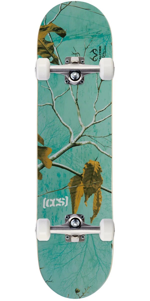 CCS x Realtree Logo Skateboard Complete - Sea Glass - 8.125"