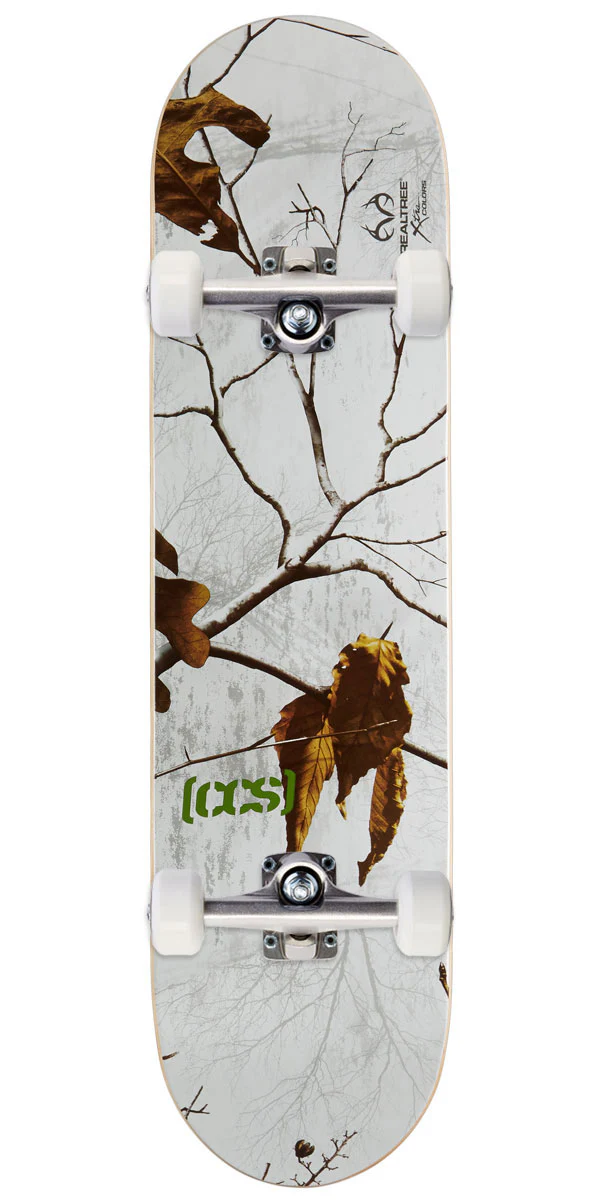 CCS x Realtree Logo Skateboard Complete - Snow