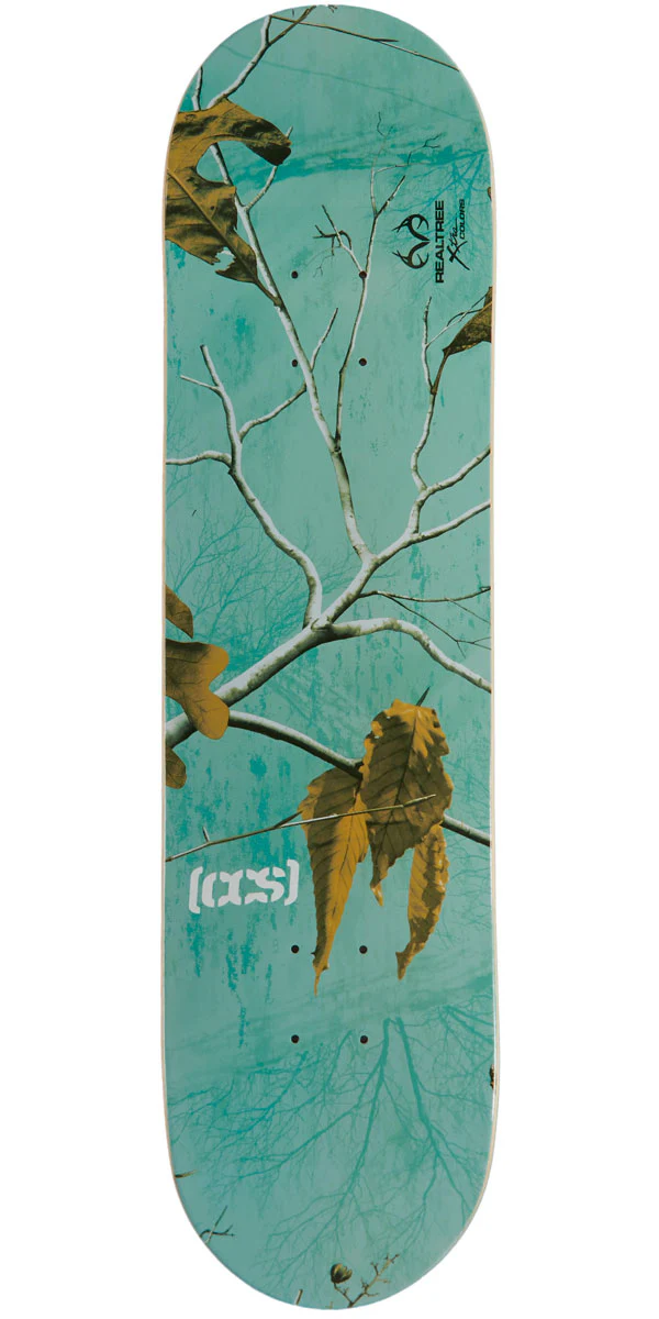 CCS x Realtree Logo Skateboard Deck - Sea Glass - 8.25"
