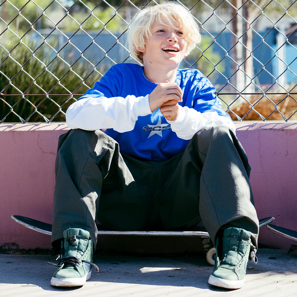 CCS Youth Easy Ripstop Cargo Pants - Black - Image 2