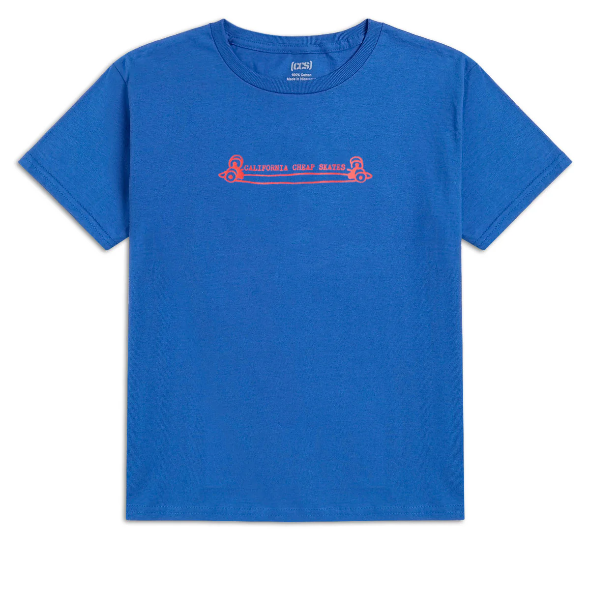 CCS Youth Heritage Cheap Skates T-Shirt - Blue
