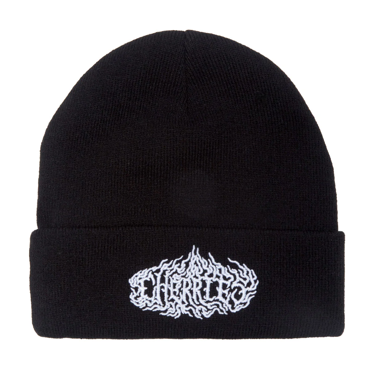 Cherries Flame Beanie - Black