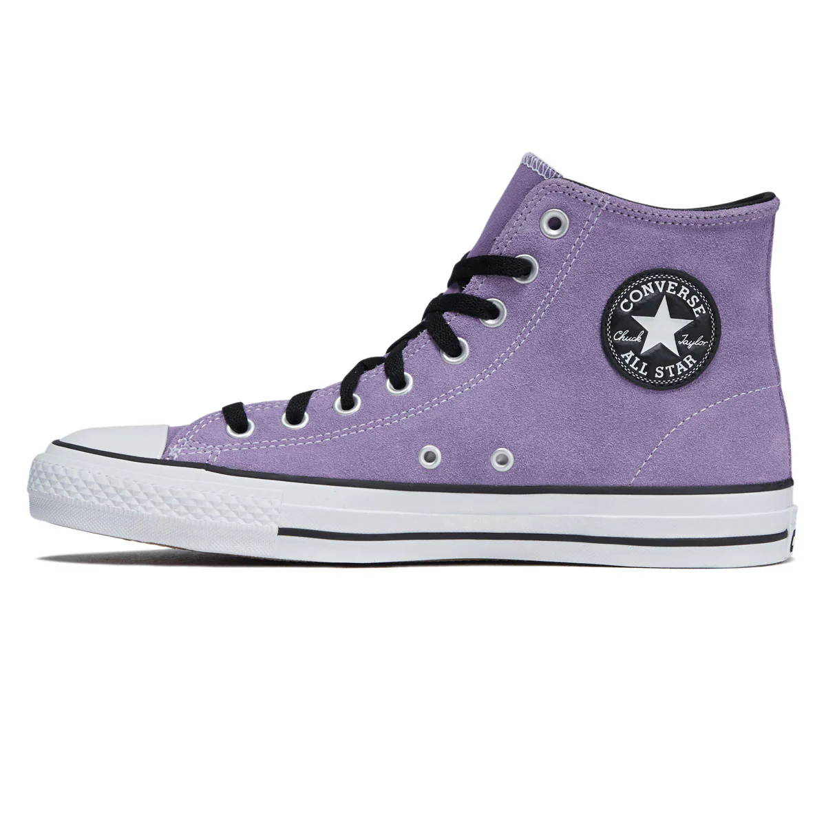 Converse Chuck Taylor All Star Pro Hi Color Pop Shoes - Lilac Soda/Black/White - Image 2