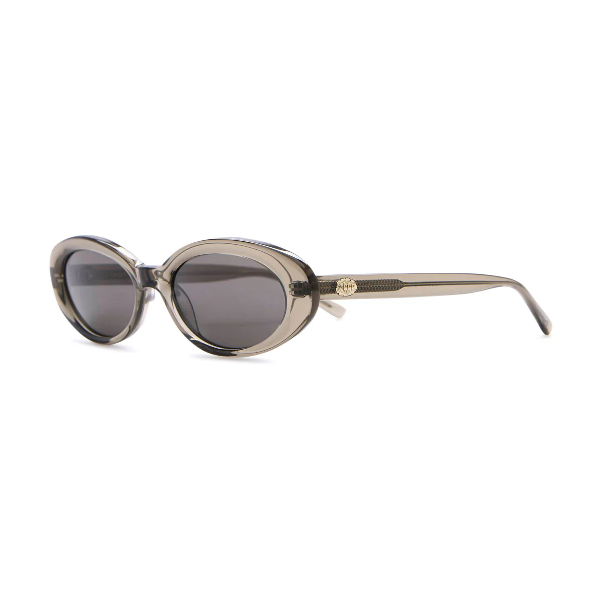 Crap Eyewear The Sweet Leaf Sunglasses - Crystal Stone Bio/Polarized Smoke - Image 2