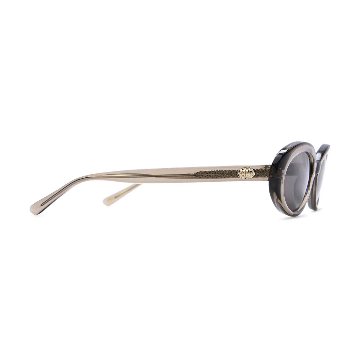 Crap Eyewear The Sweet Leaf Sunglasses - Crystal Stone Bio/Polarized Smoke - Image 3
