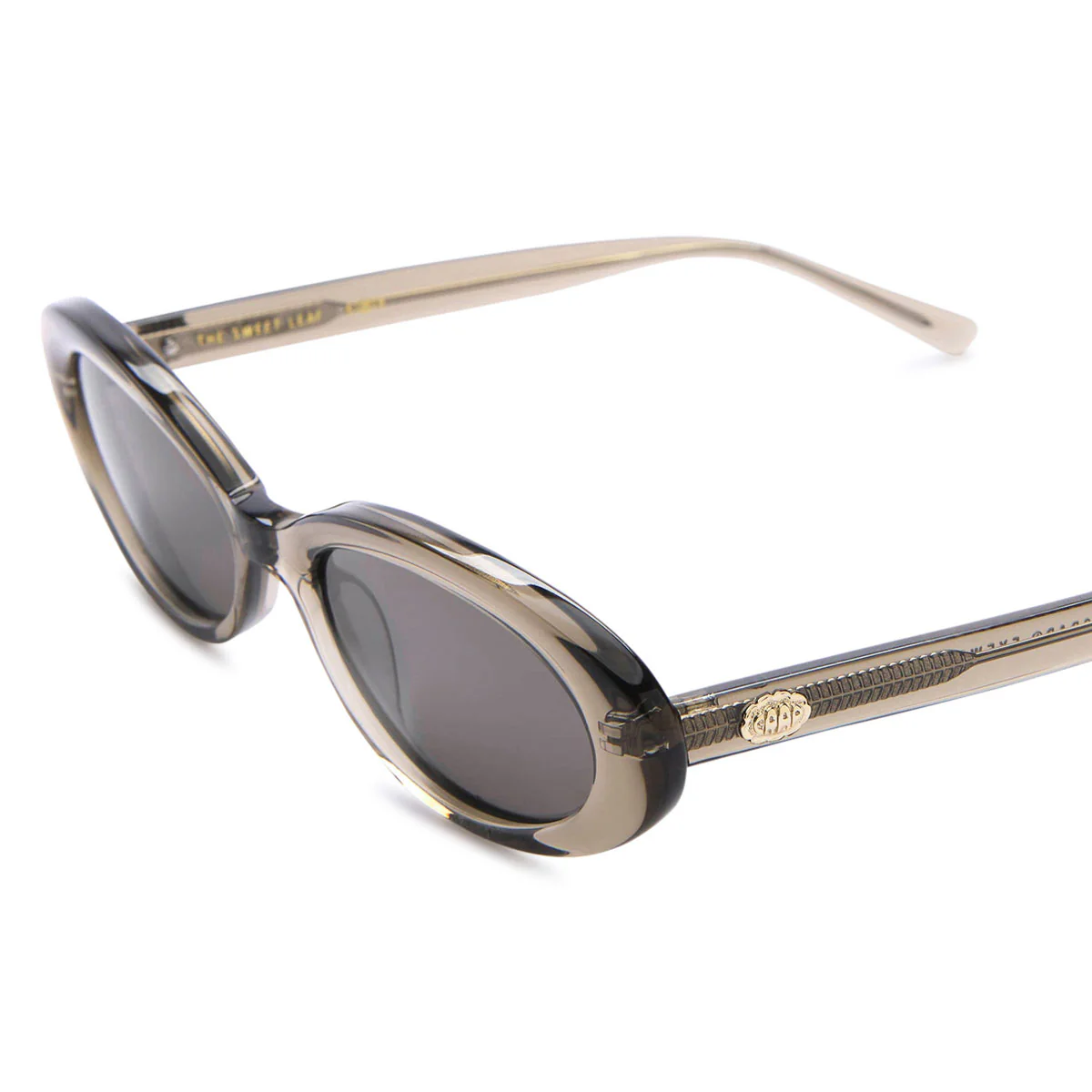 Crap Eyewear The Sweet Leaf Sunglasses - Crystal Stone Bio/Polarized Smoke - Image 4