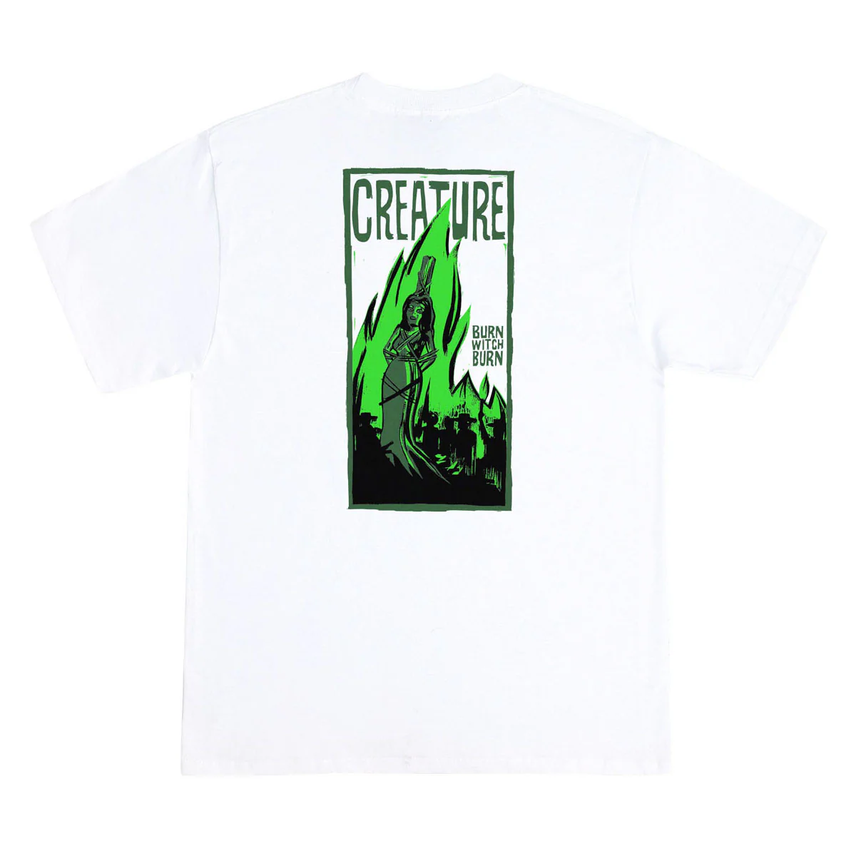 Creature Burn Witch Burn T-Shirt - White