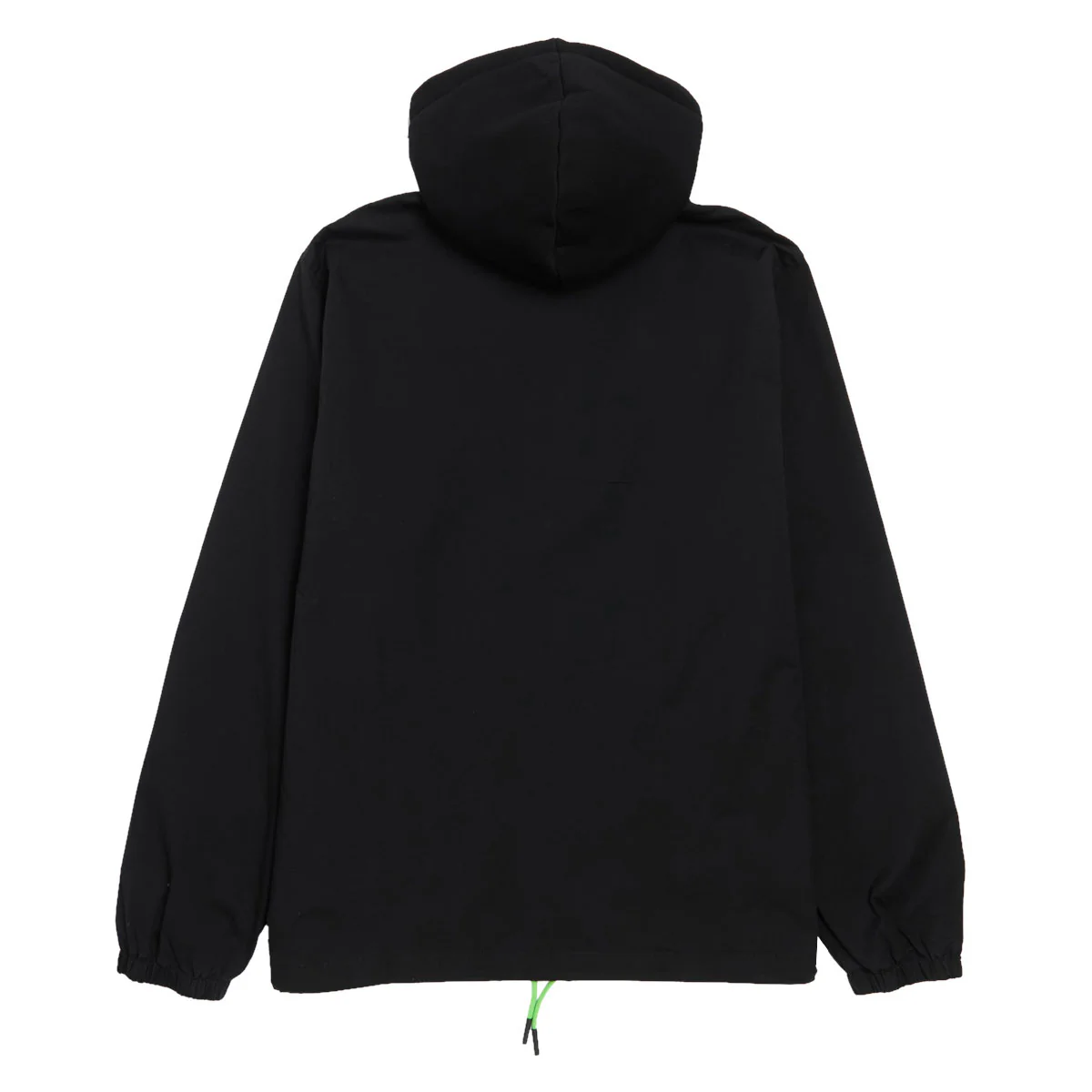 Creature Gravette Cut And Tie Hooded Windbreaker Jacket - Black - Image 2
