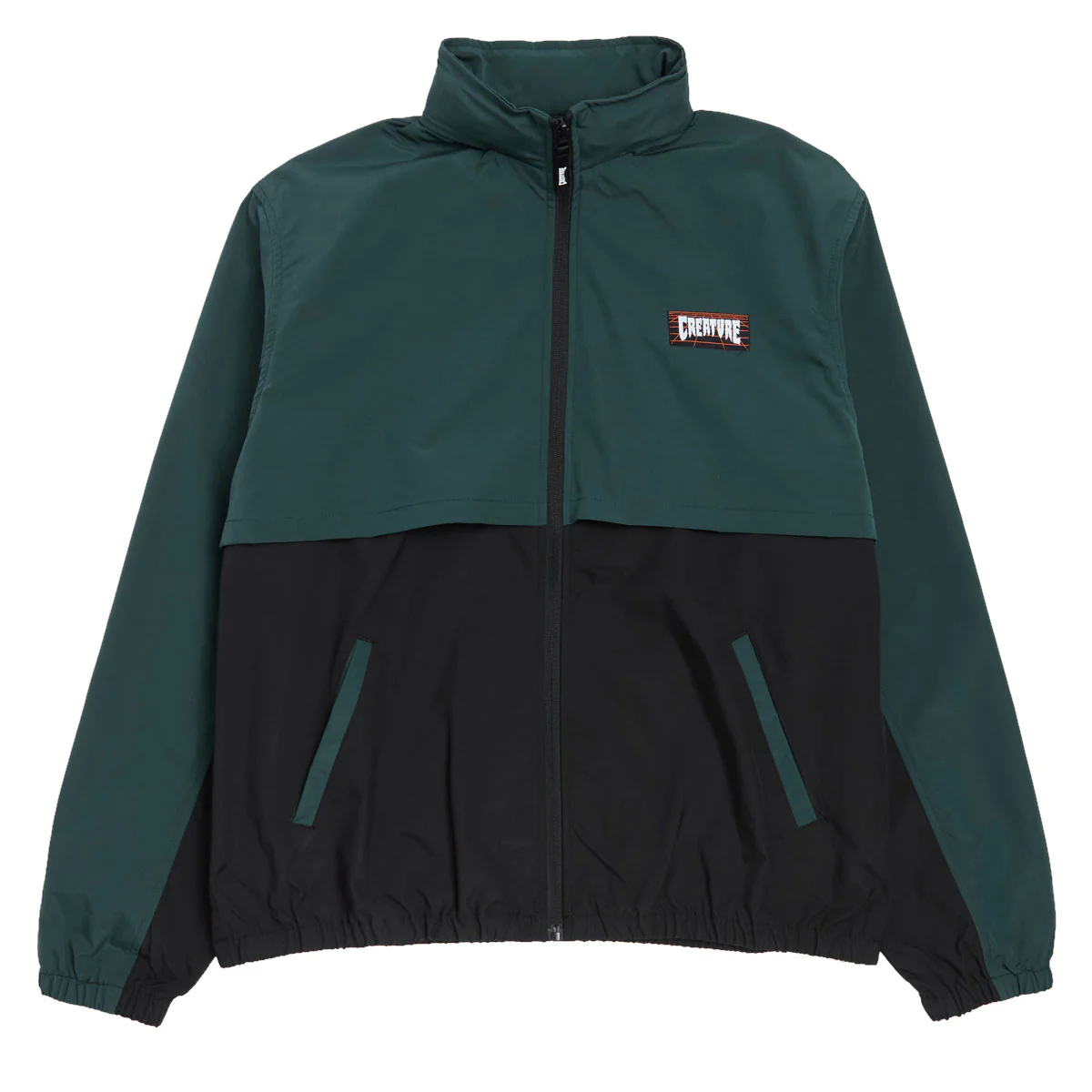 Creature Lost At Sea Packable Jacket - Black/Green