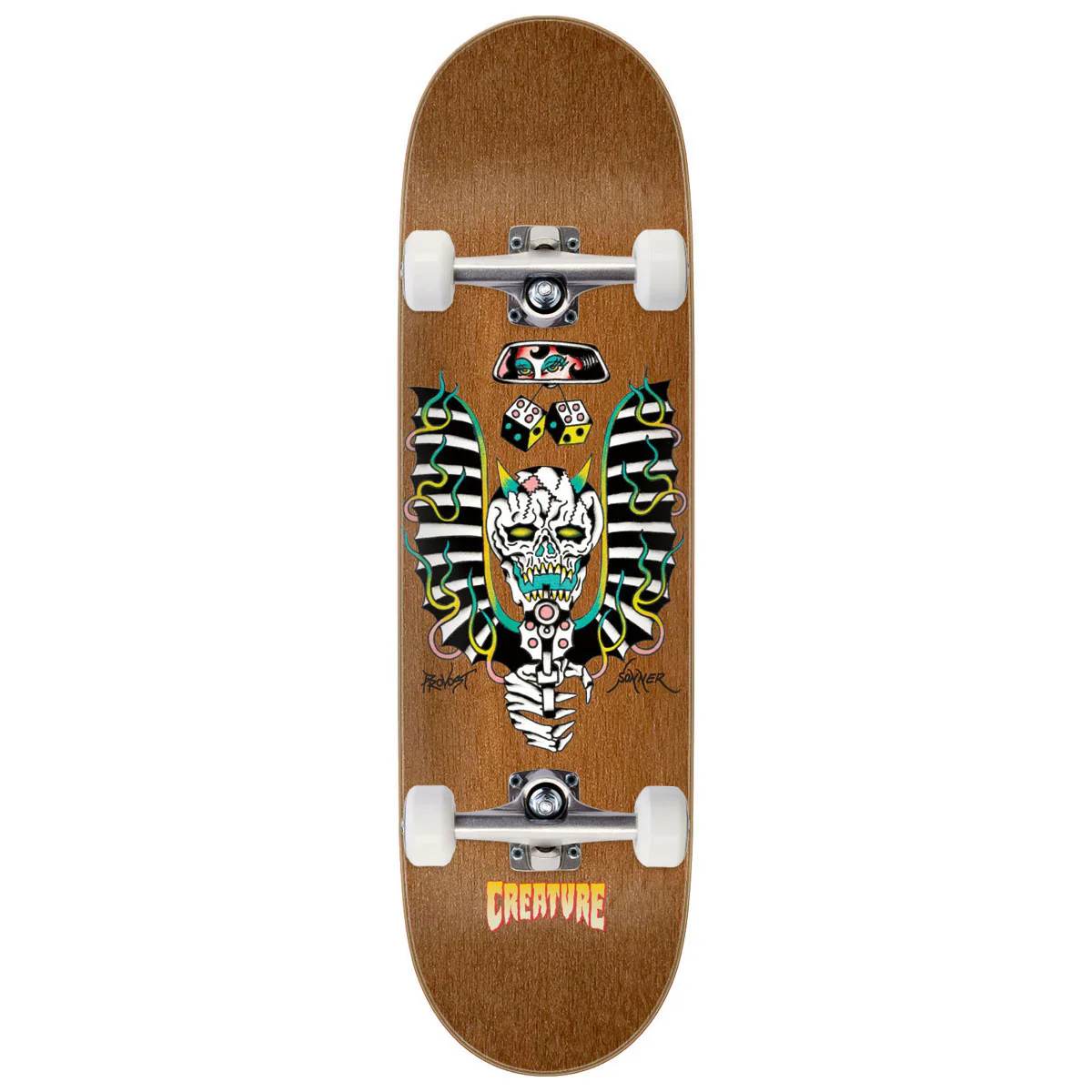Creature Provost Flash Pro Stumps Skateboard Complete - 8.80"