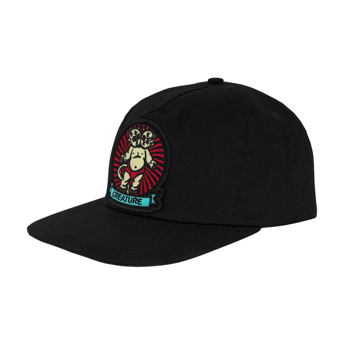 Creature Sideshow Snapback Hat - Black - Image 6