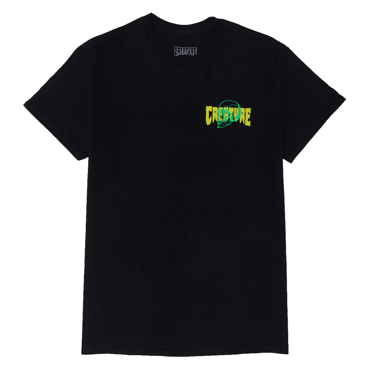 Creature Spiral Skull T-Shirt - Black - Image 2