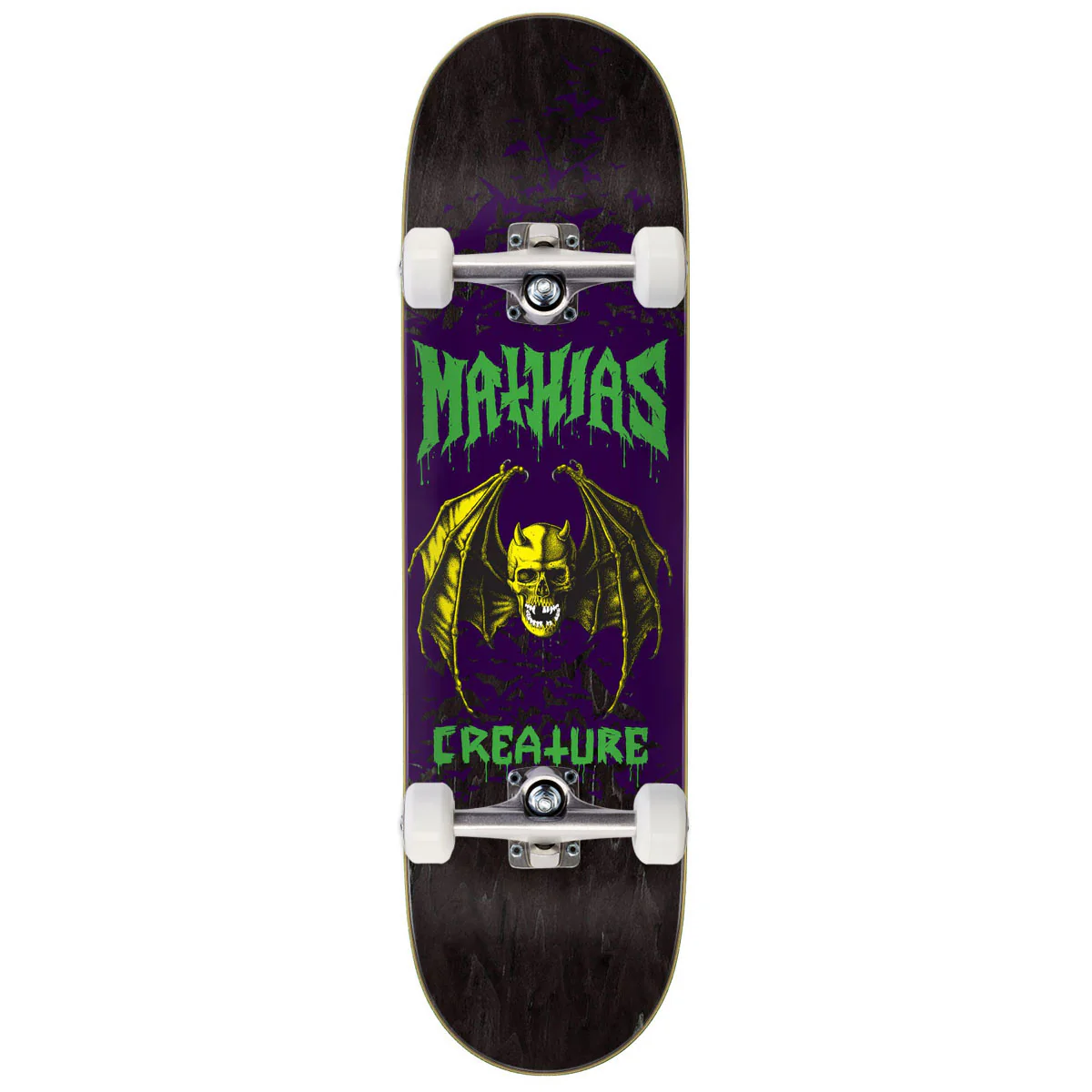 Creature Torres Skull Bat Pro Stumps Skateboard Complete - 8.51"