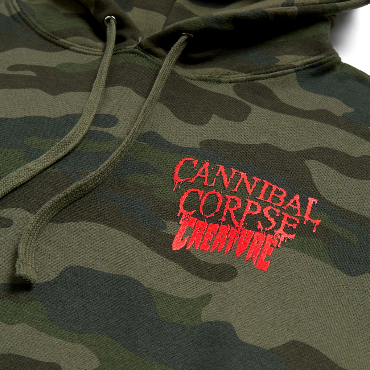 Creature x Cannibal Corpse Hoodie - Forest Camo - Image 5
