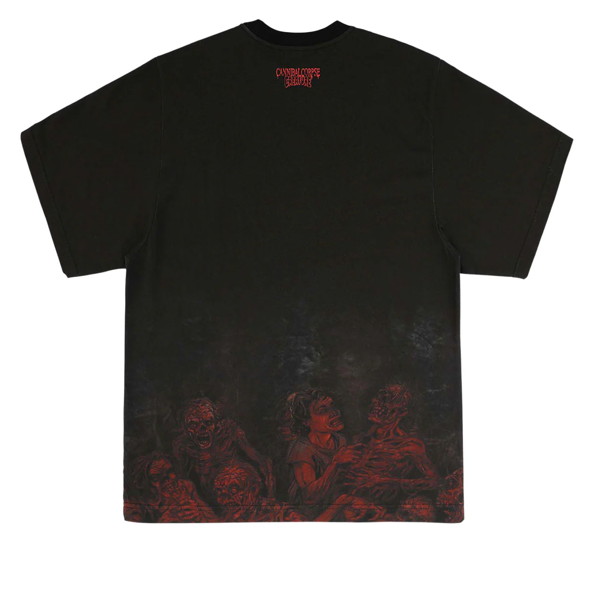 Creature x Cannibal Corpse Ringer T-Shirt - Black - Image 2