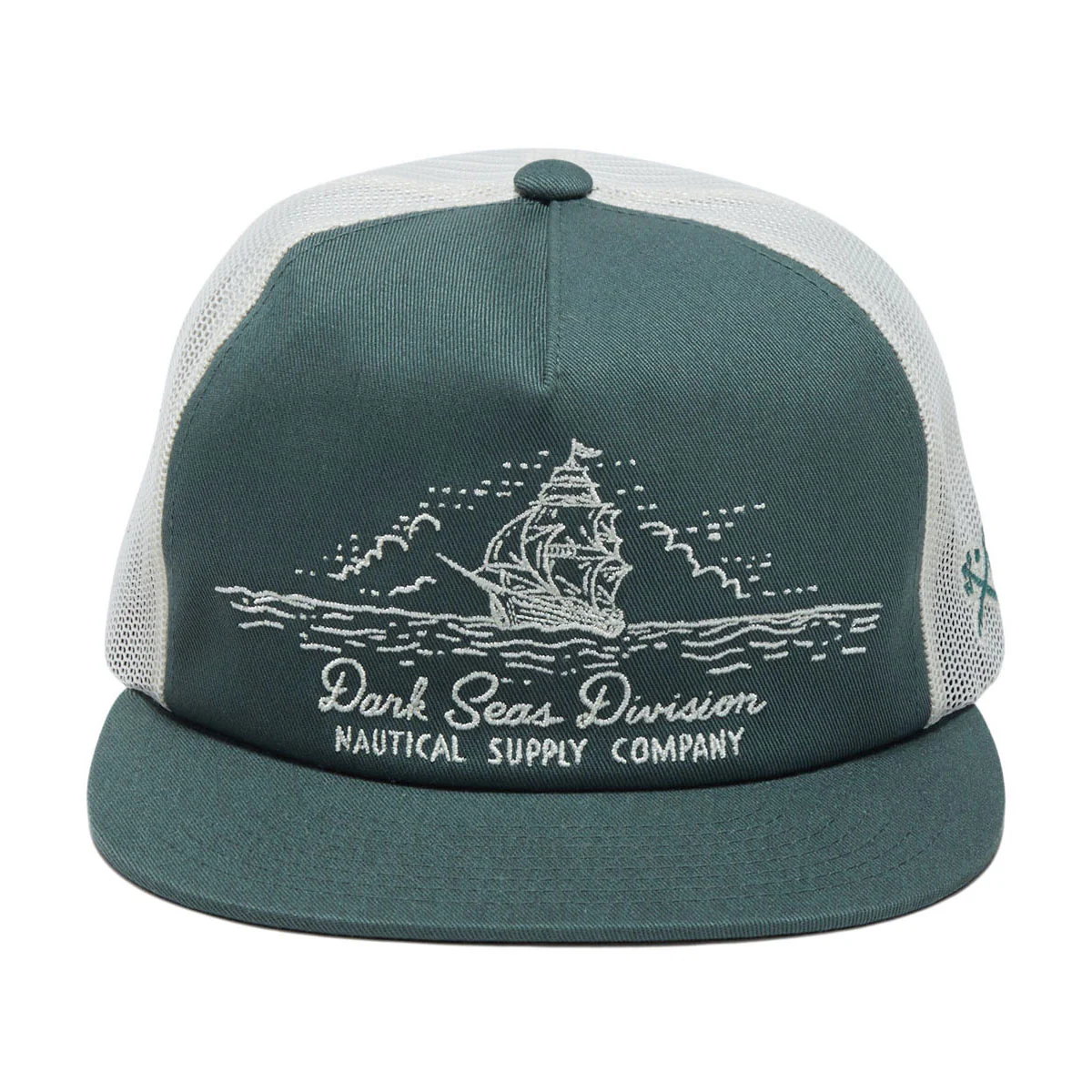 Dark Seas Tall Ship Hat - Green/White 2026 - Image 3